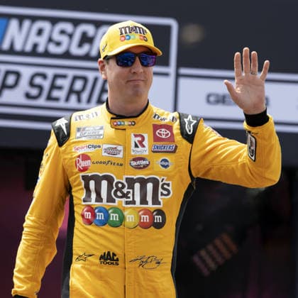 KYLE BUSCH (May 2, 1985 - May 21, 2026) an American professional stock car racing driver and racing team owner, who raced in NASCAR, Motorsport, USA from 2001 to 2026, has died at 41 after being hospitalized with a ˜severe illness™. A two-time NASCAR Cup Series champion, winning titles in 2015 and 2019, Busch is widely regarded as one of the greatest drivers of his generation. FILE PHOTO SHOT ON: August 14, 2022, Richmond, Virginia, USA: No. 18 KYLE BUSCH at the NASCAR Cup Series Federated Auto Parts 400, at the Richmond Raceway. Kyle Busch 1985-2026 NASCAR Racing Champion - ZUMAb177 20220814_mda_b177_061 Copyright: xTaidghxBarronx