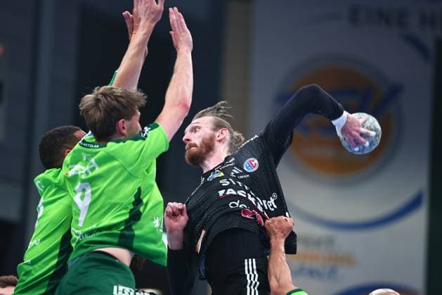 Torwurf von Antonio Metzner (HC Erlangen, 27) GER, HSG Wetzlar vs HC Erlangen, Handball, 1. Bundesliga, 32. Spieltag, Spielzeit 2025 2026, 23.05.2026 GER, HSG Wetzlar vs HC Erlangen, Handball, 1. Bundesliga, 32. Spieltag, Spielzeit 2025 2026, 23.05.2026 Wetzlar Copyright: xEibner-Pressefoto RenexWeissx EP_RWS