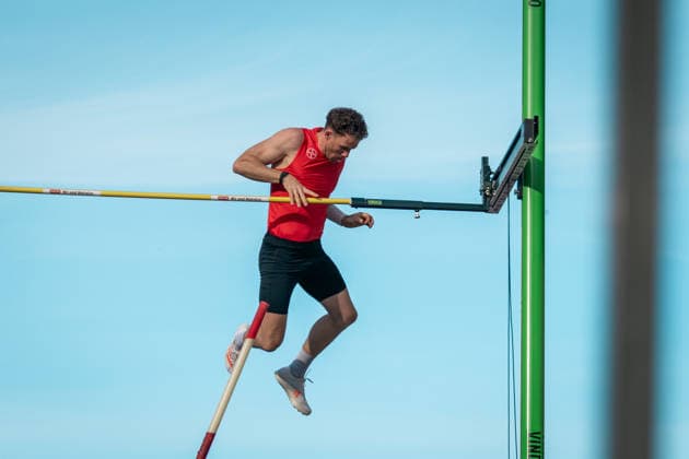 Torben Blech (TSV Bayer 04 Leverkusen), GER, Leichtathletik, Athletics, Stabhochsprungmeeting, Bad Bergzabern, 21.05.2026, GER, Leichtathletik, Athletics, Stabhochsprungmeeting, Bad Bergzabern, 21.05.2026 Bad Bergzabern Copyright: xStefanxMayerx EP_SMR
