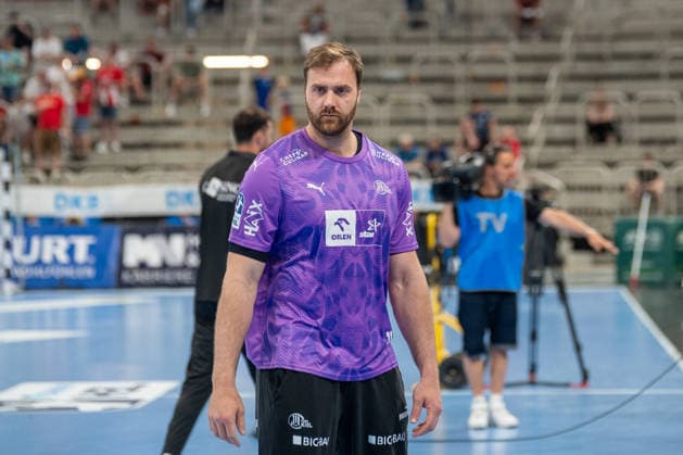 Andreas Wolff (THW Kiel, 33) vor dem Spiel. Bergischer HC vs. THW KIel, Handball, DAIKIN HBL, 32. Spieltag, Saison 2025 2026, 24.05.2026 Bergischer HC vs. THW Kiel, Handball, DAIKIN HBL, 32. Spieltag, Saison 2025 2026, 24.05.2026 Duesseldorf Copyright: xEibner-Pressefoto ThomasxHaeslerx EP_THR