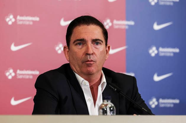 May 28, 2026, Barcelona, Barcelona, SPAIN: Xavi Pascual, head coach attends his press conference, PK, Pressekonferenz during his departure as coach of FC Barcelona, Barca at Palau Blaugrana on May 28, 2026 in Barcelona, Spain. Barcelona SPAIN - ZUMAa181 20260528_zaa_a181_004 Copyright: xJavierxBorregox