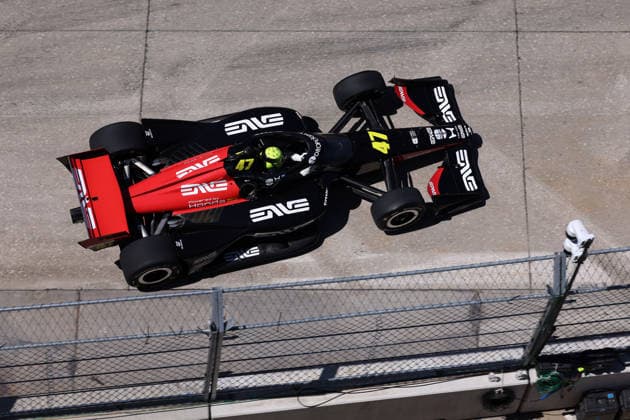 Mike Schumacher (GER) Honda 47, Team Rahal Letterman Lanigan Racing, 1. freies Training, Detroit, Michigan, USA, 29.05.2026, IndyCar, Indy Car, IRL, USA Serie