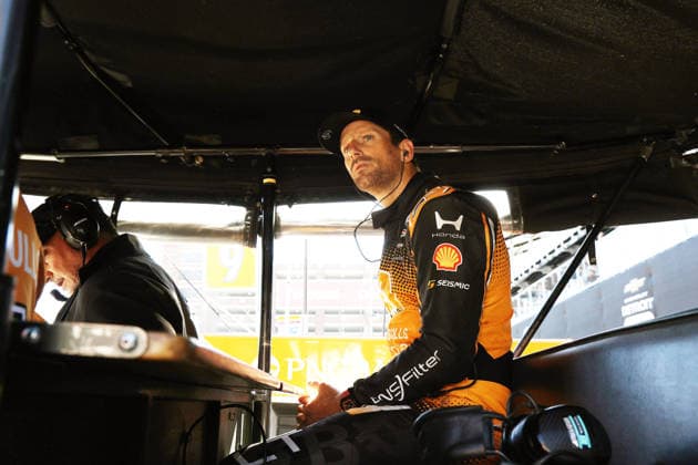 Roman Grosjean (FRA) sitzt im Dale Coyne Racing, Rennen, GP Detroit, Michigan, USA, 31.05.2026, IndyCar, Indy Car, IRL, USA Serie, US Motorsport