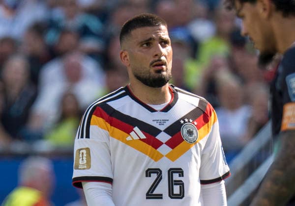Einzelbild, Single image: Deniz Undav (Germany, 26) enttaeuscht, enttaeuscht schauend, dissapointed, traurig, frustiert, frust, gefrustet, frustrated FIFA World Cup, WM, Weltmeisterschaft, Fussball 2026: Deutschland v Paraguay 29 June 2026, FIFA World Cup 2026: Germany v Paraguay (Round of 32) at Boston Stadium in Foxborough, Massachusetts, USA Copyright: HMBxMedia xMarcoxBader