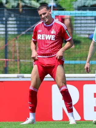 Said El Mala (1. FC Köln) schaut enttäuscht, Friendly match, 1. FC Köln v Hertha BSC Berlin, Koasastadion am 31. July 2026 in St. Johann in Tirol, Österreich. (Foto von Marco Steinbrenner DeFodi Images) Said El Mala (1. FC Köln) looks dejected, Friendly match, 1. FC Köln v Hertha BSC Berlin, Koasastadion, July 31, 2026 in St. Johann in Tirol, Austria. (Photo by Marco Steinbrenner DeFodi Images) -