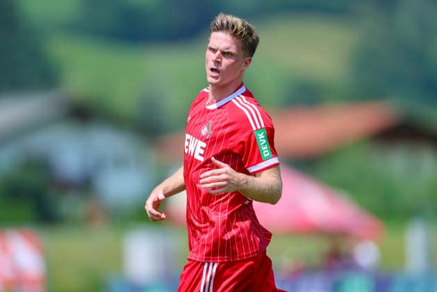 Marius Bülter (1. FC Köln) bejubelt seinen Treffer zum 2:1, Friendly match, 1. FC Köln v Hertha BSC Berlin, Koasastadion am 31. July 2026 in St. Johann in Tirol, Österreich. (Foto von Marco Steinbrenner DeFodi Images) Marius Bülter (1. FC Köln) celebrates after scoring his teams second goal, Friendly match, 1. FC Köln v Hertha BSC Berlin, Koasastadion, July 31, 2026 in St. Johann in Tirol, Austria. (Photo by Marco Steinbrenner DeFodi Images) -