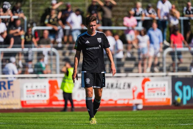 Lennart Garlipp (1. FC Bocholt, 15) VFB Hilden vs. 1. FC Bocholt, Fussball, Regionalliga-West, 01.Spieltag, Saison 2026 27, 01.08.2026, VFB Hilden vs. 1. FC Bocholt, Fussball, Regionalliga-West, 01.Spieltag, Saison 2026 27, 01.08.2026 Hilden Copyright: xEibner-Pressefoto LukasxBaldygax EP_LBA