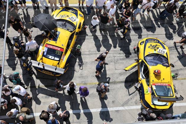 RECORD DATE NOT STATED 910 Alex Koch (Ispringen GER) Niklas Koch (Riedstadt GER) Klaus Koch (Erbach GER) Ioannis Smyrlis (Hansu GER), Porsche 911 GT3 Cup, Team: Smyrlis Racing (GER) und 953 Oskar Sandberg (NOR) Alexander Fielenbach (Neunkirchen-Seelscheid GER), Porsche 718 Cayman GT4 CS, Team: Smyrlis Racing (GER) GER, Motorsport, Nuerburgring Langstrecken Serie 2026, NLS, 6h ADAC Ruhr-Pokal-Rennen, Rennen 7, Nuerburgring, Deutschland, Rheinland-Pfalz, 01.08.2026 GER, Motorsport, Nuerburgring Langstrecken Serie 2026, NLS, 6h ADAC Ruhr-Pokal-Rennen, Rennen 7, Nuerburgring, Deutschland, Rheinland-Pfalz, 01.08.2026 Nuerburg Copyright: xEibner-Pressefoto JuergenxAugstx EP_JAT