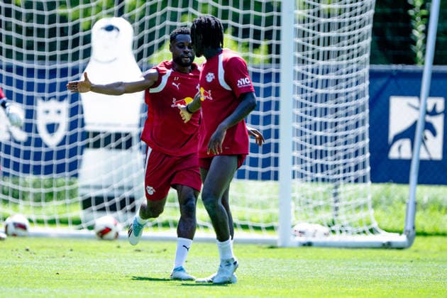 Ridle Baku, (RB Leipzig, ) freut sich ueber sein Tor, RB Leipzig, Fussball, Trainingslager Austria, Saison Vorbereitung, Saison 2026 2027, GER, 04.08.2026, Eibner-Pressefoto Andreas Ulmer RB Leipzig, Fussball, Trainingslager Austria, Saison Vorbereitung, Saison 2026 2027, GER, 04.08.2026, Copyright: xEibner-Pressefoto AndreasxUlmerx EP_AUR