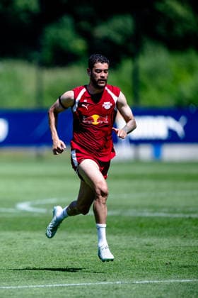 Romulo (RB Leipzig, 40) beim Sprint, RB Leipzig, Fussball, Trainingslager Austria, Saison Vorbereitung, Saison 2026 2027, GER, 04.08.2026, Eibner-Pressefoto Andreas Ulmer RB Leipzig, Fussball, Trainingslager Austria, Saison Vorbereitung, Saison 2026 2027, GER, 04.08.2026, Copyright: xEibner-Pressefoto AndreasxUlmerx EP_AUR