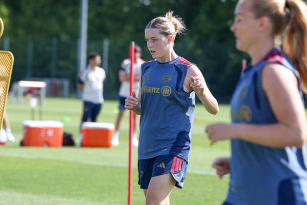Alara Sehitler (FC Bayern Muenchen, 14), GER, FC Bayern Muenchen Frauen Training, Fussball, Google Pixel Frauen-Bundesliga, Saison 2026 2027, 05.08.2026, GER, FC Bayern Muenchen Frauen Training, Fussball, Google Pixel Frauen-Bundesliga, Saison 2026 2027, 05.08.2026 Muenchen Copyright: xEibner-Pressefoto JennixMaulx EP_JML