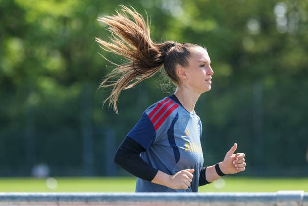 Ena Mahmutovic (FC Bayern Muenchen, 01), GER, FC Bayern Muenchen Frauen Training, Fussball, Google Pixel Frauen-Bundesliga, Saison 2026 2027, 05.08.2026, GER, FC Bayern Muenchen Frauen Training, Fussball, Google Pixel Frauen-Bundesliga, Saison 2026 2027, 05.08.2026 Muenchen Copyright: xEibner-Pressefoto JennixMaulx EP_JML
