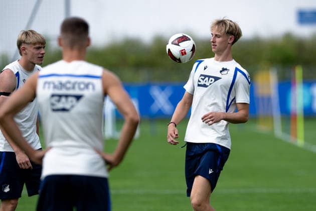 Max Moerstedt, (TSG Hoffenheim, 09), TSG Hoffenheim, Fussball, Trainingslager, Saison Vorbereitung, Saison 2026 2027, GER, 06.08.2026, Eibner-Pressefoto Andreas Ulmer TSG Hoffenheim, Fussball, Trainingslager, Saison Vorbereitung, Saison 2026 2027, GER, 06.08.2026, Copyright: xEibner-Pressefoto AndreasxUlmerx EP_AUR