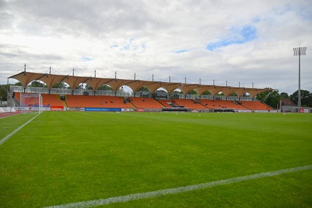 Stadion am Marschweg, Oldenburg, Ansicht Haupttribuene VfB Oldenburg vs. SV Drochtersen Assel, Fussball, Regionalliga Nord, 2. Spieltag, Saison 2026 2027, 07.08.2026, VfB Oldenburg vs. SV Drochtersen Assel, Fussball, Regionalliga Nord, 2. Spieltag, Saison 2026 2027, 07.08.2026 Oldenburg Copyright: xEibner-Pressefoto RobertxGertzenx EP_RGN
