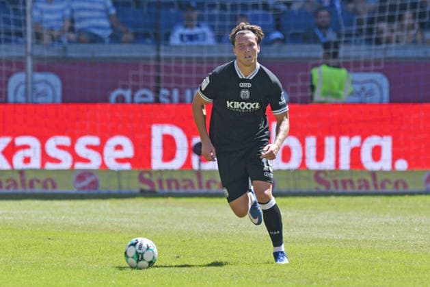 Luis Sprekelmeyer ( SV Meppen 1912, 19 ). GER, MSV Duisburg vs SV Meppen 1912, Fussball, 3. Liga, 1. Spieltag, Spielzeit 2026 2027, 08.08.2026 DFL DFB REGULATIONS PROHIBIT ANY USE OF PHOTOGRAPHS AS IMAGE SEQUENCES AND OR QUASI-VIDEO GER, MSV Duisburg vs SV Meppen 1912, Fussball, 3. Liga, 1. Spieltag, Spielzeit 2026 2027, 08.08.2026 Duisburg Copyright: xEibner-Pressefoto ThomasxThienelx EP_TTL