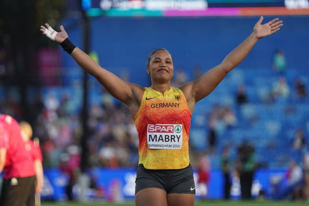 Birmingham , Leichtathletik, Athletics, Track and Field, EAA, Leichtathletik EM Birmingham 2026 European Championships birmingham 2026 , 10.08-17.08.2026, Alexander Stadium Birmingham, Grossbritannien , Kugelstossen Frauen, Shot Put Women, Final Finale, Yemisi Mabry, Deutschland, Germany GER Copyright Gladys Chai von der Laage
