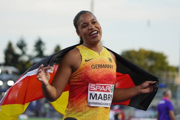 Birmingham , Leichtathletik, Athletics, Track and Field, EAA, Leichtathletik EM Birmingham 2026 European Championships birmingham 2026 , 10.08-17.08.2026, Alexander Stadium Birmingham, Grossbritannien , Kugelstossen Frauen, Shot Put Women, Final Finale, Yemisi Mabry, Deutschland, Germany GER Copyright Gladys Chai von der Laage