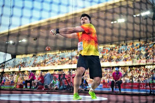 Merlin HUMMEL (Germany, Eintracht Frankfurt, HAMMER THROW Men) GBR, European Athletics Championships, Athletics, 11.08.2026, GBR, European Athletics Championships, Athletics, 11.08.2026, Birmingham Copyright: xEibnerxPressefoto JanxPapenfussx EP_JPS