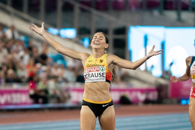 Gesa Felicitas Krause (Silversterlauf Trier, 3000m Hindernis Frauen), GBR, Leichtathletik, Athletics, European Athletics Championships 2026, Leichtathletik Europameisterschaft 2026, Birmingham 2026, 09.08.2026, GBR, Leichtathletik, Athletics, European Athletics Championships 2026, Leichtathletik Europameisterschaft 2026, Birmingham 2026, 09.08.2026 Birmingham Copyright: xStefanxMayerx EP_SMR