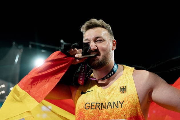 Henrik Janssen (SC Magdeburg, Diskuswurf Maenner), GBR, Leichtathletik, Athletics, European Athletics Championships 2026, Leichtathletik Europameisterschaft 2026, Birmingham 2026, 09.08.2026, GBR, Leichtathletik, Athletics, European Athletics Championships 2026, Leichtathletik Europameisterschaft 2026, Birmingham 2026, 09.08.2026 Birmingham Copyright: xStefanxMayerx EP_SMR