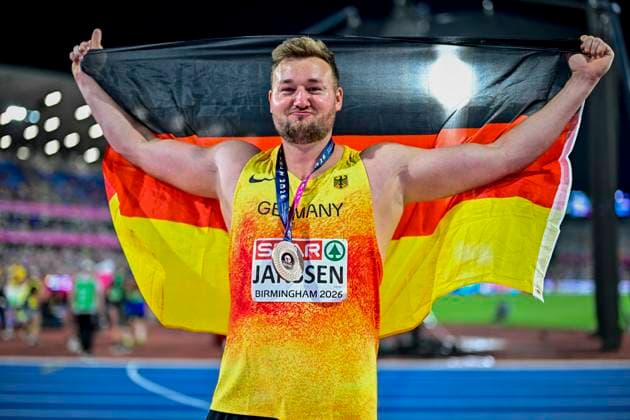 Henrik JANSSEN (Germany, SC Magdeburg, DISCUS THROW Men) GBR, European Athletics Championships, Athletics, 13.08.2026, GBR, European Athletics Championships, Athletics, 13.08.2026, Birmingham Copyright: xEibnerxPressefoto JanxPapenfussx EP_JPS