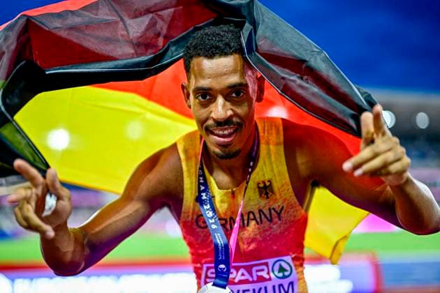 Sport Bilder des Tages Emil AGYEKUM (Germany, SCC Berlin, 400m HURDLES Men) GBR, European Athletics Championships, Athletics, 14.08.2026, GBR, European Athletics Championships, Athletics, 14.08.2026, Birmingham Copyright: xEibnerxPressefoto JanxPapenfussx EP_JPS