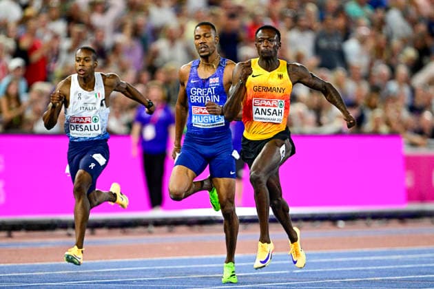 Owen ANSAH (Germany, Hamburger SV, 200m Men) GBR, European Athletics Championships, Athletics, 14.08.2026, GBR, European Athletics Championships, Athletics, 14.08.2026, Birmingham Copyright: xEibnerxPressefoto JanxPapenfussx EP_JPS
