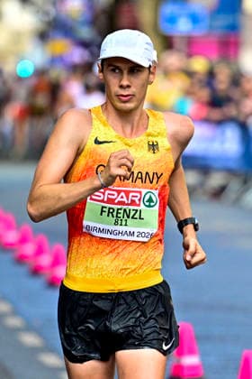Johannes FRENZEL (Germany, Eintracht Frankfurt, MARATHON RACE WALK Men) GBR, European Athletics Championships, Athletics, 15.08.2026, GBR, European Athletics Championships, Athletics, 15.08.2026, Birmingham Copyright: xEibnerxPressefoto JanxPapenfussx EP_JPS