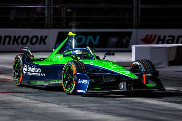 Joel Eriksson (Envision Racing, 14) während waehrend des Qualifyings, ABB FIA Formula E World Championship, WM, Weltmeisterschaft London e-Prix 2026, Vereinigtes Koenigreich, Saison 12 2025 26, Runde 16, 15.07.2026, ABB FIA Formula E World Championship, London e-Prix 2026, Vereinigtes Koenigreich, Saison 12 2025 26, Runde 16, 15.07.2026 London Copyright: xEibner-Pressefoto LauraxRoemerx EP_LRR