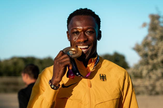 Owen Ansah (Hamburger SV, 200m Maenner), GBR, Leichtathletik, Athletics, European Athletics Championships 2026, Leichtathletik Europameisterschaft 2026, Birmingham 2026, 09.08.2026, GBR, Leichtathletik, Athletics, European Athletics Championships 2026, Leichtathletik Europameisterschaft 2026, Birmingham 2026, 09.08.2026 Birmingham Copyright: xStefanxMayerx EP_SMR