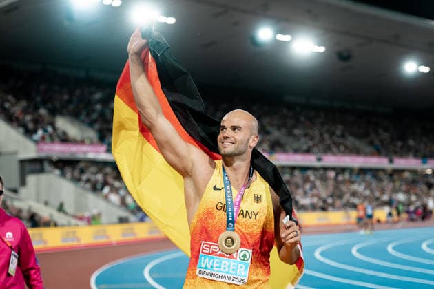 Julian Weber (USC Mainz, Speerwurf Maenner), GBR, Leichtathletik, Athletics, European Athletics Championships 2026, Leichtathletik Europameisterschaft 2026, Birmingham 2026, 09.08.2026, GBR, Leichtathletik, Athletics, European Athletics Championships 2026, Leichtathletik Europameisterschaft 2026, Birmingham 2026, 09.08.2026 Birmingham Copyright: xStefanxMayerx EP_SMR
