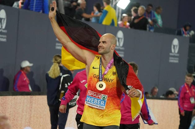 Birmingham , Leichtathletik, Athletics, Track and Field, EAA, Leichtathletik EM Birmingham 2026 European Championships birmingham 2026 , 10.08-17.08.2026, Alexander Stadium Birmingham, Grossbritannien , Speerwurf Männer, Javelin throw Men Finale Julian Weber, Deutschand Germany GER Copyright Gladys Chai von der Laage