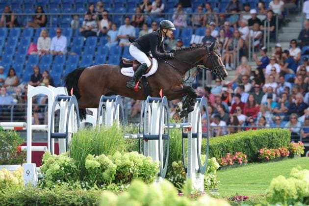 1. Platz, Weltmeister Michael Jung (GER, Deutschland, Germany) mit Pferd fischerChipmunk FRH, Chipmunk FRH, Siegejubel, Jubel, Siegerfaust, Emotion , Vielseitigkeit , FEI Eventing World Championship, WM, Weltmeisterschaft , DHL-Preis, Einzel Mannschaft, AACHEN - FEI World Championships 2026, Weltfest des Pferdesports, Reitsport Weltmeisterschaft 2026, Aachen 2026, Welcome Home 2026, Aachener Soers, 11. bis 23. August 2026, Reitsport, 16.08.2026, Aachen Aachener Soers Deutschland