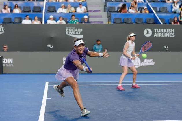 WTA, Tennis Damen GUADALAJARA OPEN 2026 WTA GUADALAJARA OPEN 2026 16092026 GUADALAJARA, JALISCO. Action photo of Cristina Bucsa and Nicole Melichar,, during a match of the WTA Guadalajara Open 2026, held at the Centro Panamericano de Tenis of Guadalajara, Jalisco, Mexico. Foto de accion de Cristina Bucsa y Nicole Melichar, durante juego del WTA Guadalajara Open 2026 celebrado en el Centro Panamericano de Tenis de Guadalajara, Jalisco, Mexico PHOTO BY IMAGENSHOP AGENCIA FOTOGRAFICA GUADALAJARA JALISCO MEXICO Copyright: xIMAGENSHOPxAGENCIAxFOTOGRAFICAx