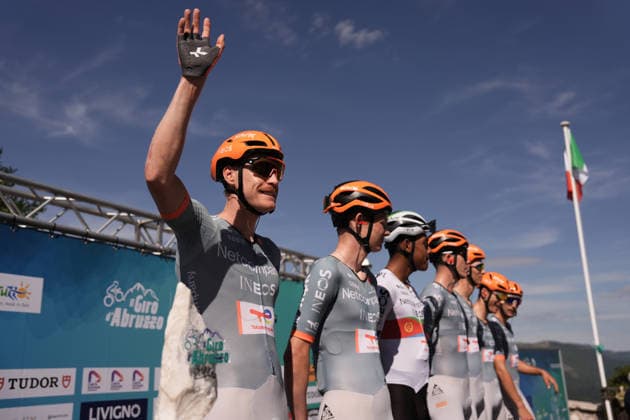 France s Dorian Godon of Netcompany Ineos during the Giro d™Abruzzo, stage 3 from Oricola - Piana del Cavaliere to San Benedetto dei Marsi (159 km) - Abruzzo, Italy - Thursday, September 17, 2026. - cycling. Copyright: xMassimoxPaolone LaPressex