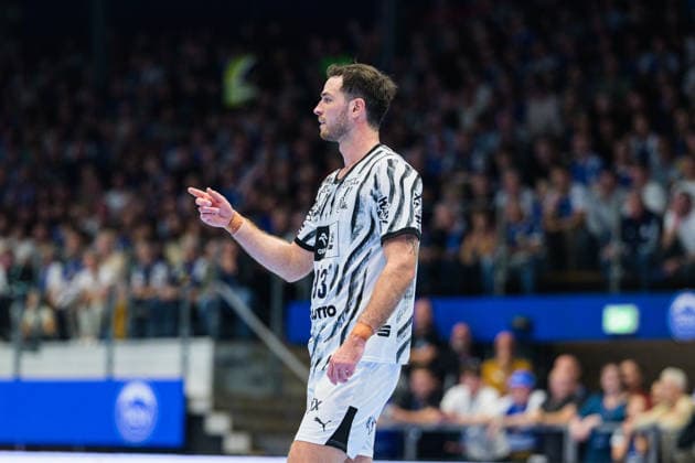 Veron Nacinovic (THW Kiel, 93) GER, ThSV Eisenach gegen THW Kiel, 1. Opel Handballbundesliga, Handball, 5.Spieltag, Saison 2026 2027, 20.00 Uhr, 18.09.2026 GER, ThSV Eisenach gegen THW Kiel, 1. Opel Handballbundesliga, Handball, 5.Spieltag, Saison 2026 2027, 20.00 Uhr, 18.09.2026 Eisenach Copyright: xMartinxHerbstx