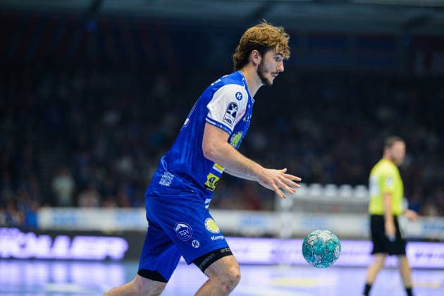 Stephan Seitz (ThSV Eisenach, 44) GER, ThSV Eisenach gegen THW Kiel, 1. Opel Handballbundesliga, Handball, 5.Spieltag, Saison 2026 2027, 20.00 Uhr, 18.09.2026 GER, ThSV Eisenach gegen THW Kiel, 1. Opel Handballbundesliga, Handball, 5.Spieltag, Saison 2026 2027, 20.00 Uhr, 18.09.2026 Eisenach Copyright: xMartinxHerbstx