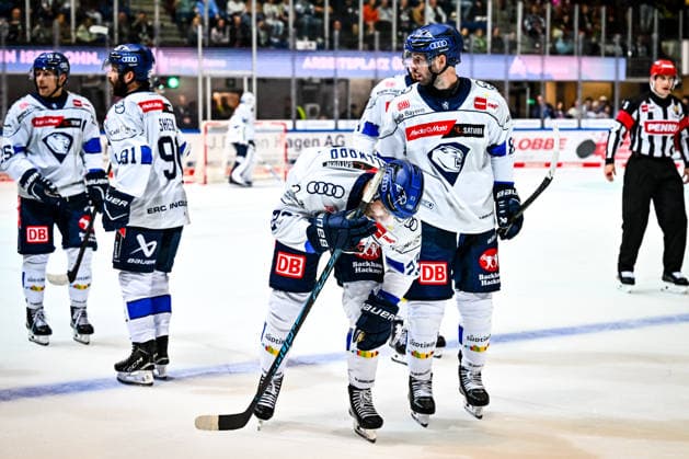 Verletzung Jackin Smallwood (ERC Ingolstadt, 23), GER, Iserlohn Roosters vs. ERC Ingolstadt, Eishockey, Penny-DEL, 1. Spieltag, Spielzeit 2026 2027, 19.09.2026, GER, Iserlohn Roosters vs. ERC Ingolstadt, Eishockey, Penny-DEL, 1. Spieltag, Spielzeit 2026 2027, 19.09.2026 Iserlohn Copyright: xJonasxBrockmann Eibner-Pressefotx EP_JBN