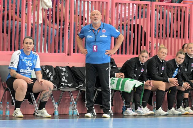 Herbert Mueller (Thueringer HC, Trainer) TusSies Metzingen vs. Thueringer HC , Handball, Alsco HBF, 04..Ligaspieltag, Saison 2026 2027, 19.09.2026 TusSies Metzingen vs. Thueringer HC , Handball, Alsco HBF, 04..Ligaspieltag, Saison 2026 2027, 19.09.2026 Tuebingen Copyright: xEibner-Pressefotox EP_TBR
