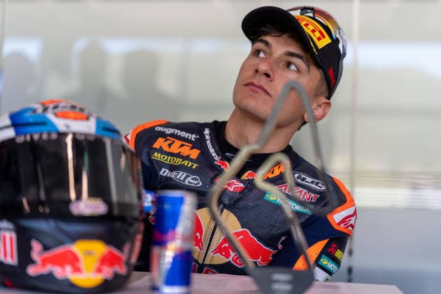SPIELBERG, ÖSTERREICH - SEPTEMBER 20: Das Bild zeigt Ãlvaro Carpe aus Spanien vom Red Bull KTM Ajo Team. während des MotoGP Großer Preis von Österreich 2026 - Pressekonferenz Moto 3 am RED BULL RING am September 20, 2026 in Spielberg, ÖSTERREICH, STEIERMARK. SPIELBERG, AUSTRIA - SEPTEMBER 20: The image shows Ãlvaro Carpe of Spain from the Red Bull KTM Ajo Team during the MotoGP Austrian Grand Prix 2026 - Moto3 press conference, PK, Pressekonferenz at the RED BULL RING on September 20, 2026 in Spielberg, AUSTRIA, STYRIA. Copyright: xIBEX.agencyx xKlausxPressbergerx