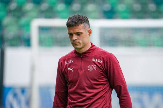 Granit Xhaka, Schweizer Fussballspieler, Nationalspieler, Captain der Schweizer Nationalmannschaft und Spieler des AFC Sunderland. Porträt, Archivfoto, Fussball, Schweiz, Nati, Nationalmannschaft, Nationalmannschaftskapitän, Rekordnationalspieler Copyright: xJOERANxSTEINSIEKx