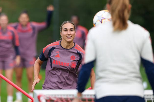 Jana Kappes (FC Bayern Muenchen), GER, FC Bayern Muenchen Frauen Abschlusstraining, Fussball, UEFA Womens Champions League, Saison 2026 2027, 21.09.2026, GER, FC Bayern Muenchen Frauen Abschlusstraining, Fussball, UEFA Womens Champions League, Saison 2026 2027, 21.09.2026 Muenchen Copyright: xEibner-Pressefoto JennixMaulx EP_JML
