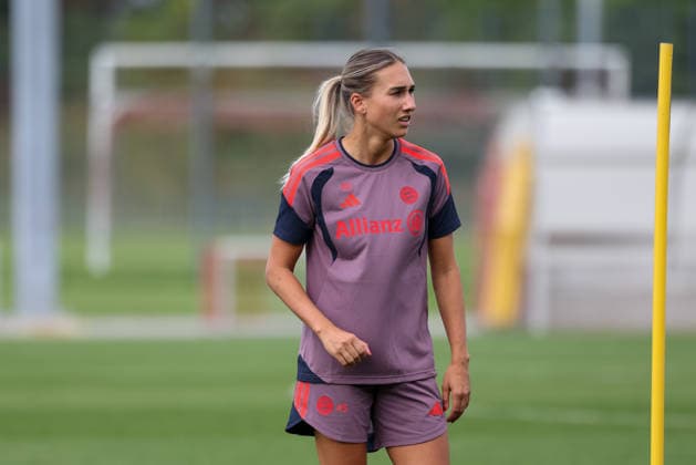 Jana Kappes (FC Bayern Muenchen), GER, FC Bayern Muenchen Frauen Abschlusstraining, Fussball, UEFA Womens Champions League, Saison 2026 2027, 21.09.2026, GER, FC Bayern Muenchen Frauen Abschlusstraining, Fussball, UEFA Womens Champions League, Saison 2026 2027, 21.09.2026 Muenchen Copyright: xEibner-Pressefoto JennixMaulx EP_JML