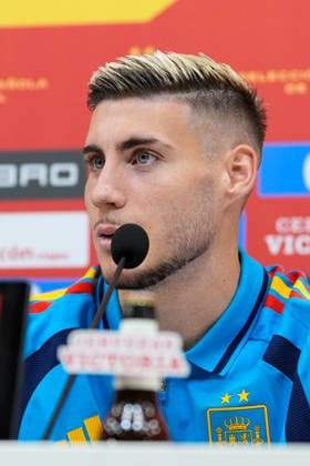 September 23, 2026, Las Rozas, Madrid, Spain: Roberto Fernandez attends his press conference, PK, Pressekonferenz ahead of the UEFA Nations League 2026 27 matches against Croatia, England and Czech Republic on September 23, 2026, in Las Rozas, Madrid, Spain. Las Rozas Spain - ZUMAa181 20260923_zaa_a181_003 Copyright: xDennisxAgyemanx