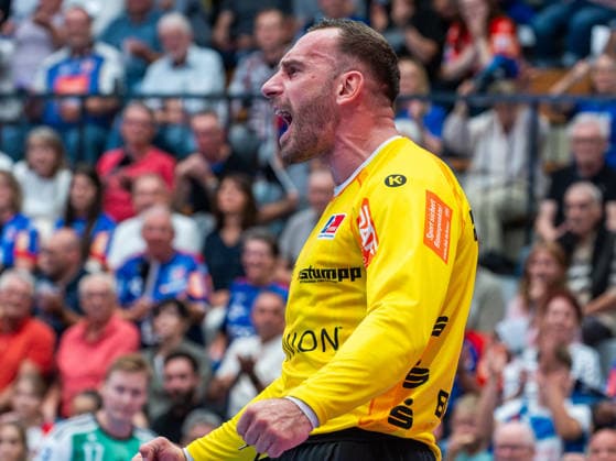 Vladimir Cupara (HBW Balingen-Weilstetten 16), HBW Balingen-Weilstetten vs. TSV Hannover-Burgdorf, Handball, DHB-Pokal, 2. Runde, Saison 2026 2027, 23.09.2026, HBW Balingen-Weilstetten vs. TSV Hannover-Burgdorf, Handball, DHB-Pokal, 2. Runde, Saison 2026 2027, 23.09.2026 Balingen Copyright: xEibner-Pressefoto FlorianxSchustx EP_FSU