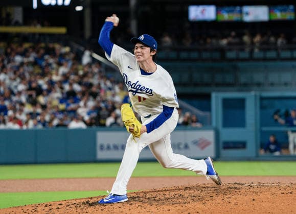 September 24, 2026, Los Angeles, California, USA: Pitcher, Roki Sasaki 11 of the Los Angeles Dodgers during a regular-season MLB, Baseball Herren, USA game against the San Diego Padres on Thursday September 24, 2026 at Dodger Stadium in Los Angeles, California.Dodgers defeat Padres, 7-0. ENRIQUE GURROLA BNS PI Dodgers Defeat Padres, 7-0 - ZUMAp124 20260924_zaa_p124_020 Copyright: xEnriquexGurrolax