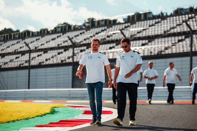 FIA WEC - 6 HOURS OF FUJI 2026 RAST Renà (ger), BMW M Team WRT, BMW M Hybrid V8 20, Hypercar, portrait, VANTHOOR Dries (bel), BMW M Team WRT, BMW M Hybrid V8 15, Hypercar, portrait track walk, during the 6 Hours of Fuji 2026, 6th round of the 2026 FIA World Endurance Championship, from September 25 to 27, 2026 on the Fuji Speedway in Oyama, Shizuoka, Japan - Copyright: xAndreaxLorenzinax