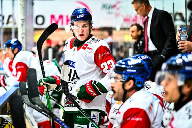 Jimmy Lambert (Augsburger Panther, 23), GER, Iserlohn Roosters vs. Augsburger Panther, Eishockey, Penny-DEL, 3. Spieltag, Spielzeit 2026 2027, 24.09.2026, GER, Iserlohn Roosters vs. Augsburger Panther, Eishockey, Penny-DEL, 3. Spieltag, Spielzeit 2026 2027, 24.09.2026 Iserlohn Copyright: xJonasxBrockmann Eibner-Pressefotx EP_JBN