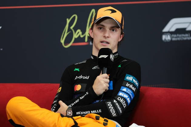 F1 - AZERBAIJAIN GRAND PRIX 2026 PIASTRI Oscar (aus), McLaren F1 Team MCL40, portrait press conference, PK, Pressekonferenz during the 2026 Formula 1 Azerbaijan Grand Prix, 15th round of the 2026 Formula One World Championship, WM, Weltmeisterschaft from September 24 to 26, 2026 on the Baku City Circuit, in Baku, Azerbaijan - BakuAzerbaijan Copyright: xEricxAlonsox