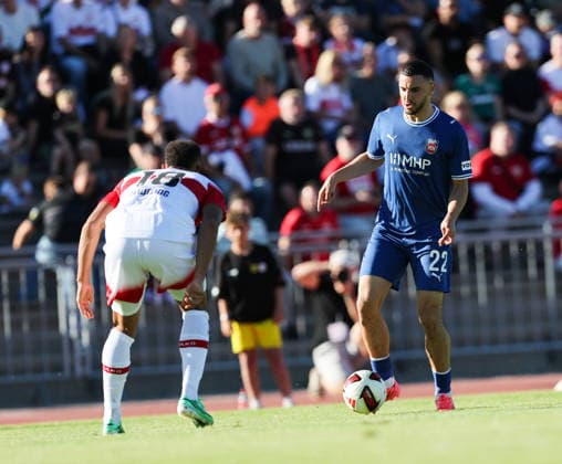 Oualid Mhamdi (1. FC Heidenheim 1846 e. V., 22) GER, VfB Stuttgart vs. 1. FC Heidenheim 1846, Fussball, Freundschaftsspiel, Spielzeit 2026 2027, 25.09.2026 GER, VfB Stuttgart vs. 1. FC Heidenheim 1846, Fussball, Freundschaftsspiel, Spielzeit 2026 2027, 25.09.2026 Beutelsbach Copyright: xEibner-Pressefoto SoerenxHerwegx EP_SHG